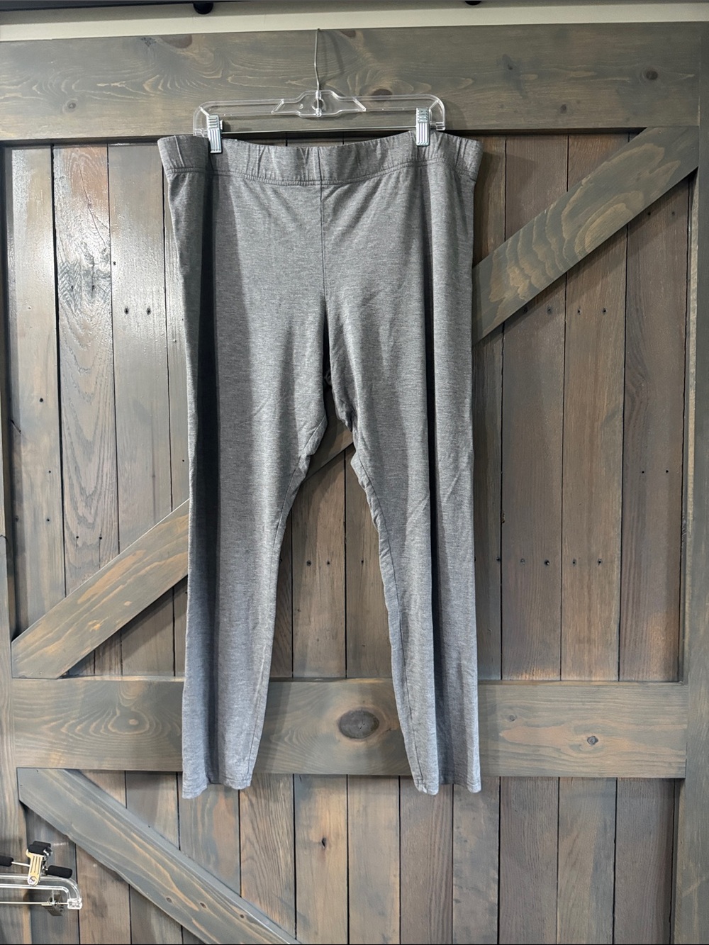 Soma Gray Stretch Leggings - Women's Comfortable Basics